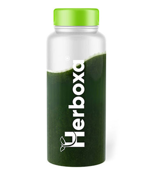 Herboxa water bottle BPA-free clear 500ml with secure flip-top cap