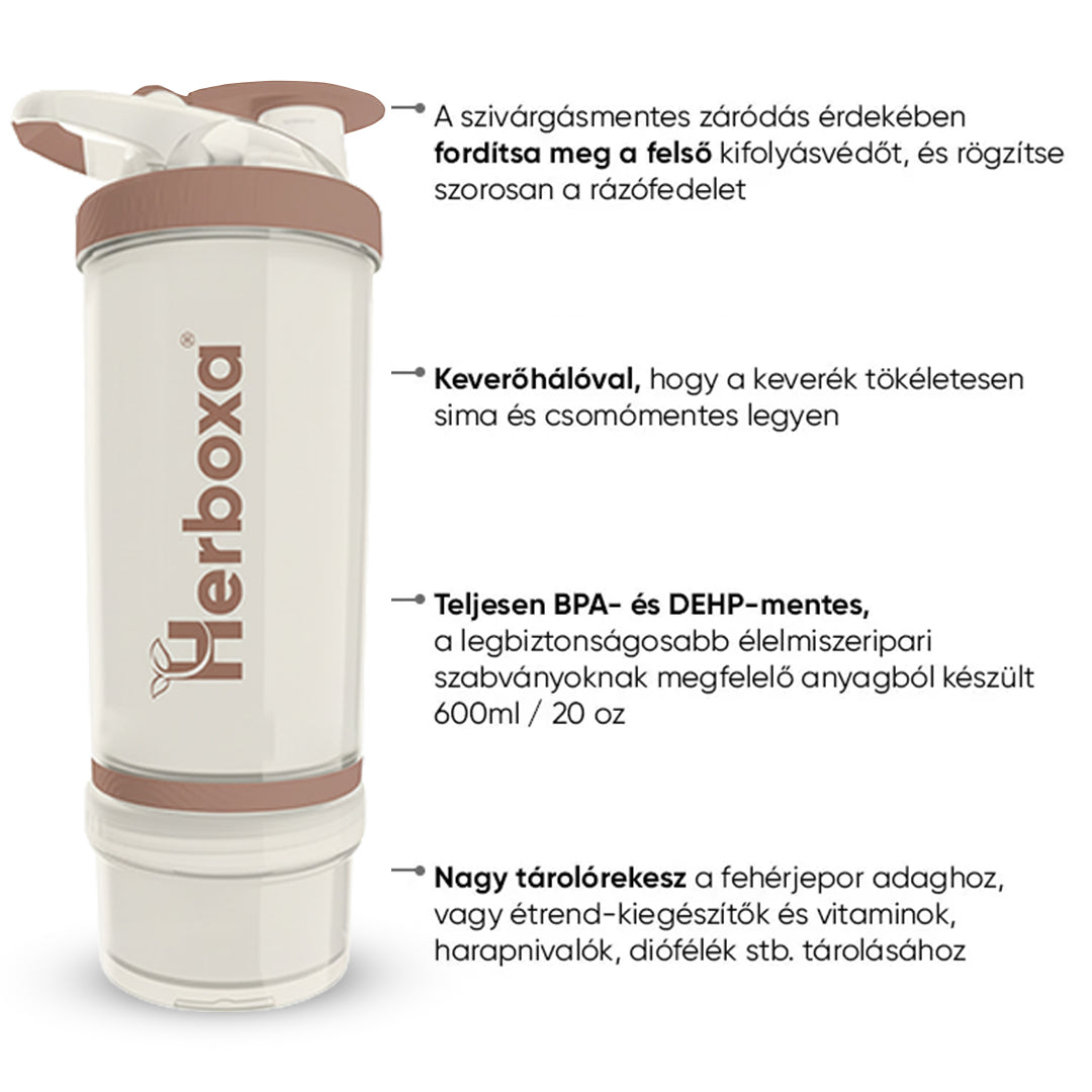 GARRAFA SHAKER Herboxa® (GRÁTIS)