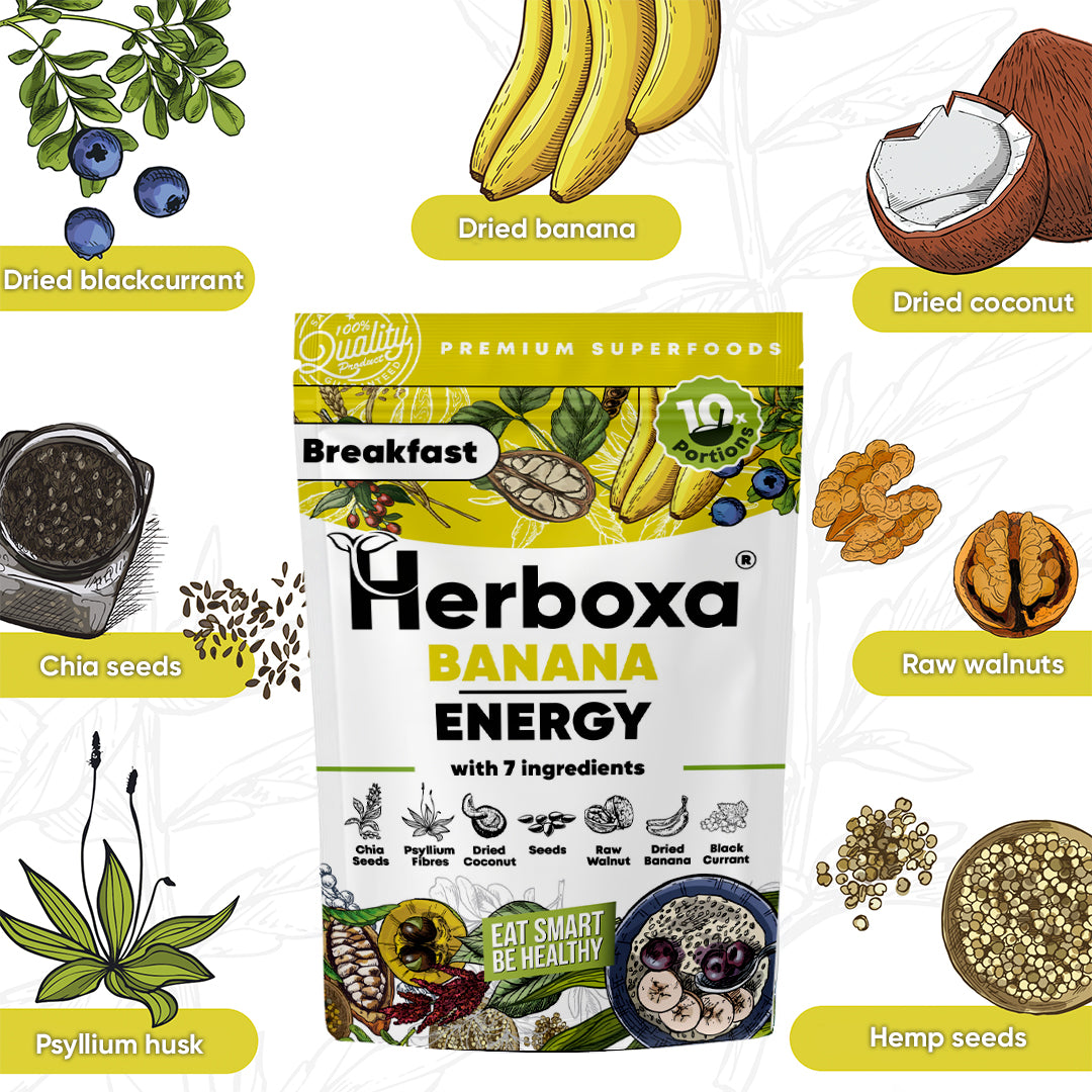 Banana Energy – mistura para um Pequeno-Almoço “Fast Food” Saudável