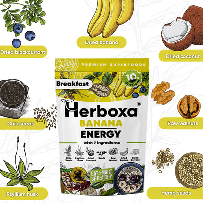 Banana Energy – mistura para um Pequeno-Almoço “Fast Food” Saudável